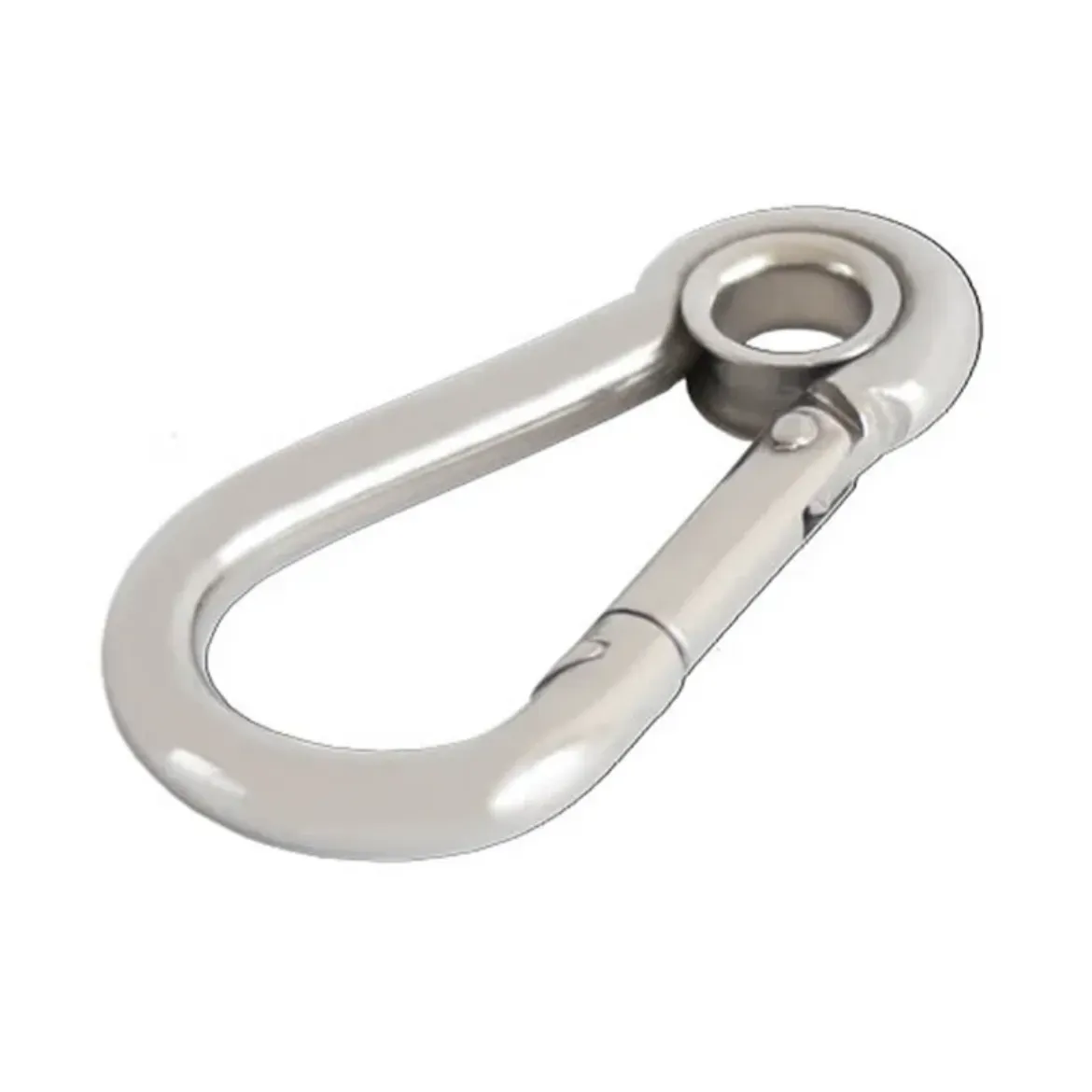 Picture of 6mm Carbine Hook with eye - Stainless Steel