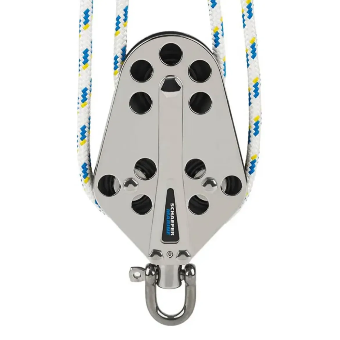 Picture of Schaefer Series 10 Fiddle,  3-Way Head, Alum Sheave, Nomex/Ball Brng