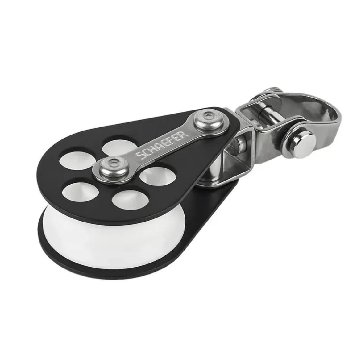 Picture of Single Aluminium Series 3 block with swivel shackle
