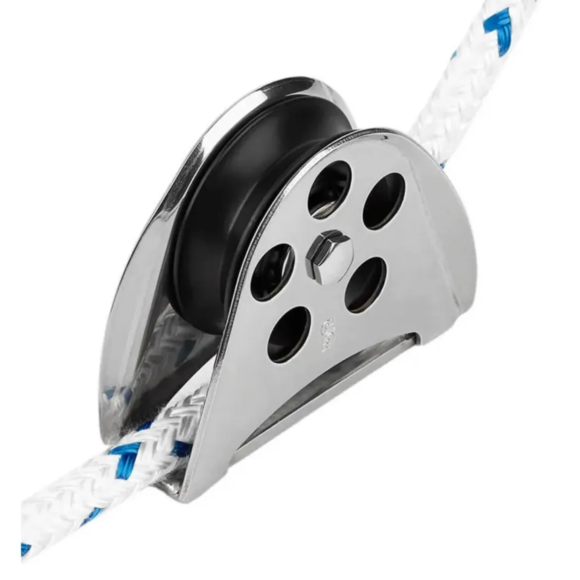 Picture of Half-Moon Fixed Fairlead, UC sheave,  2 3/8" OD