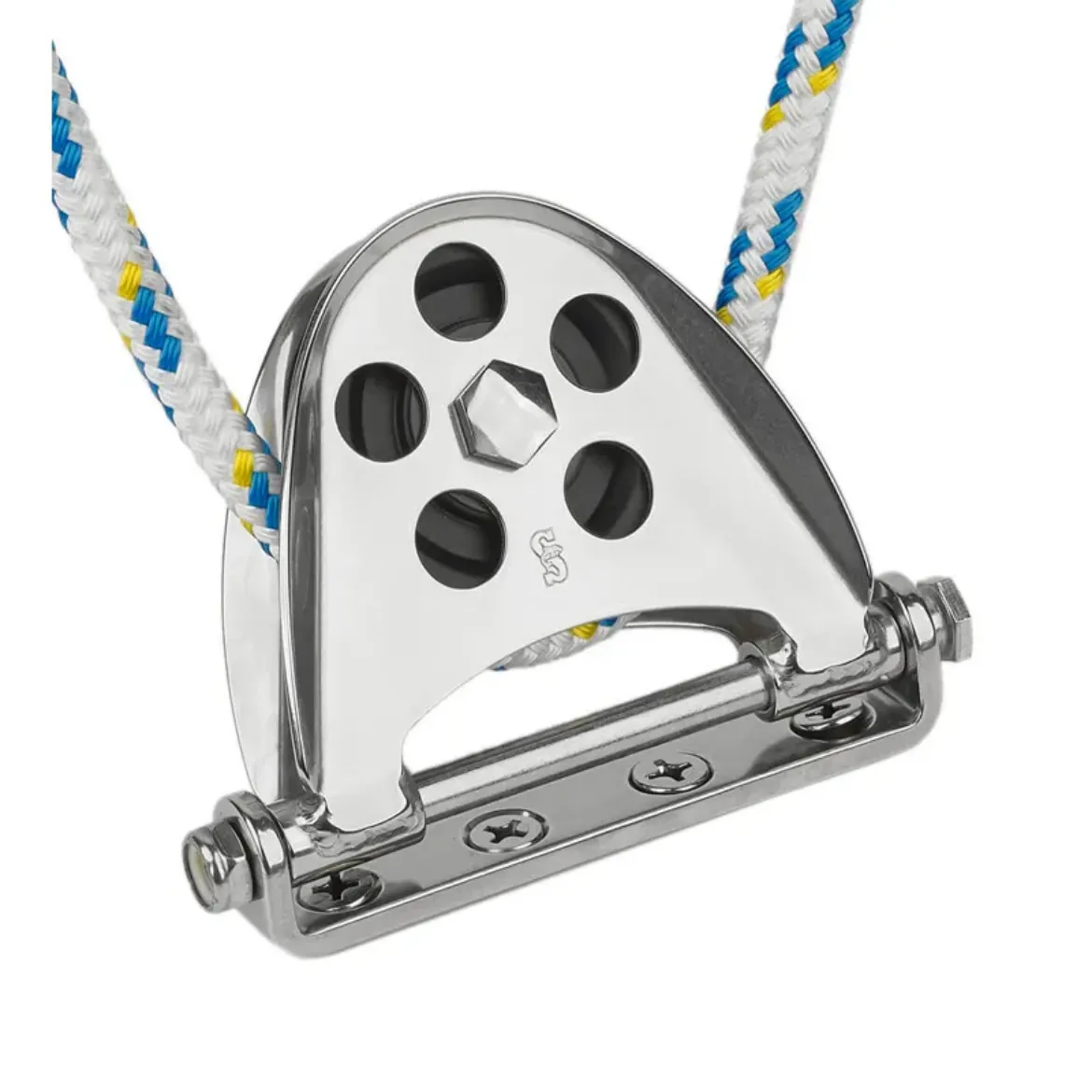 Picture of Half-Moon Hinged Fairlead, 2 3/8" Alum Shv