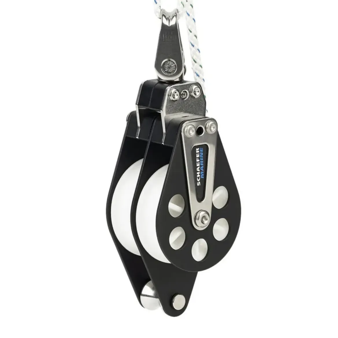 Picture of 60mm double aluminium block with becket