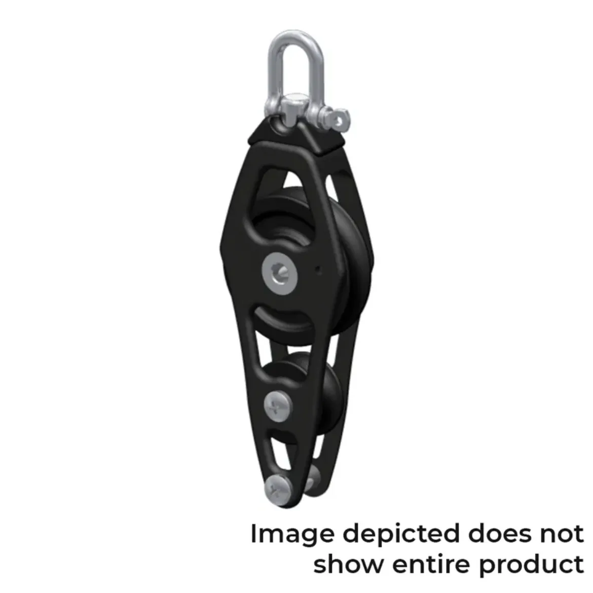 Picture of 50mm OPF series fiddle block with becket and cam cleat