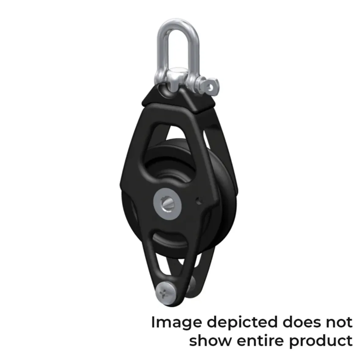 Picture of 50mm OPF series single block with becket and cam cleat