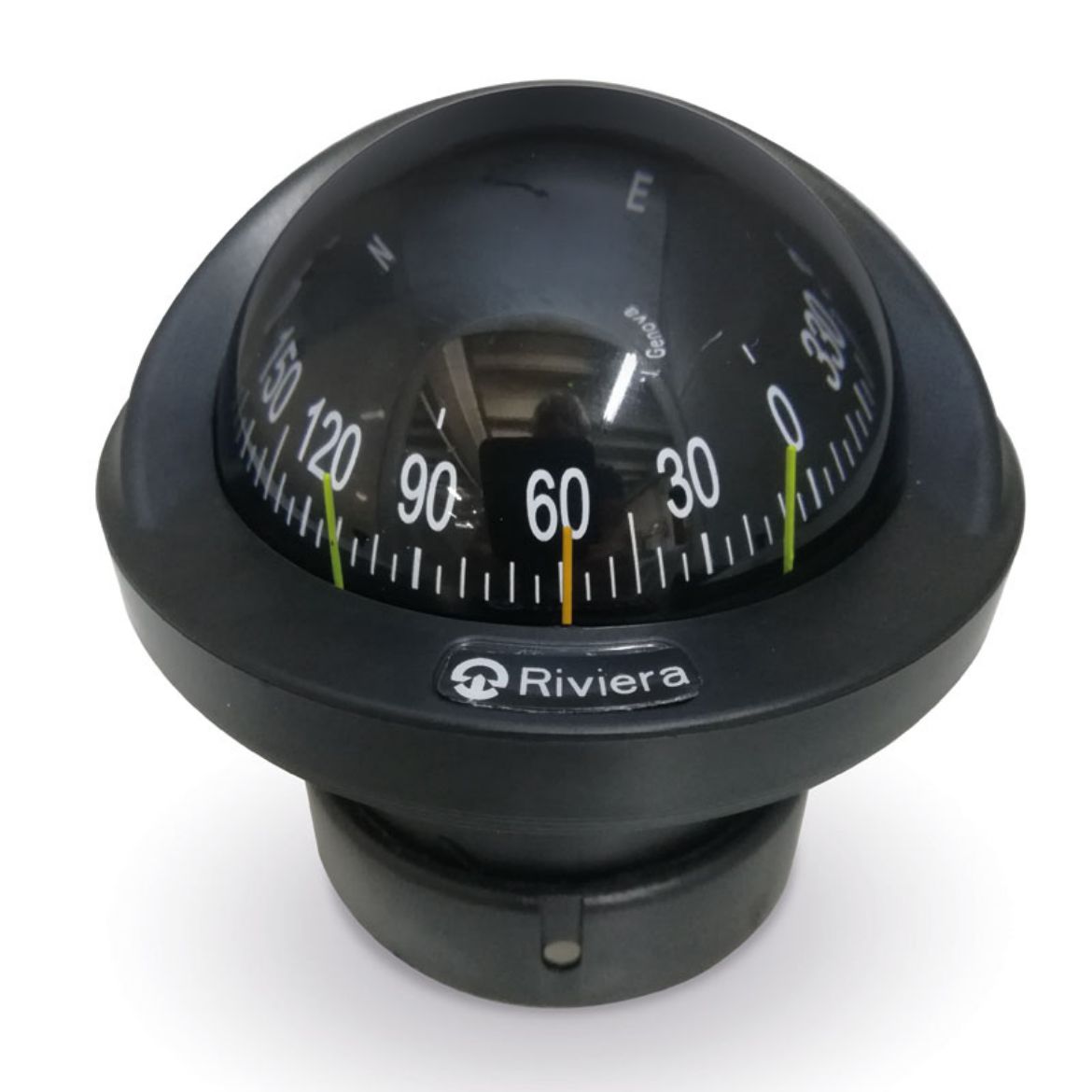 Picture of ARTICA BA1-SLIM Compass 2 3/4" direct reading, flush black, black rose
