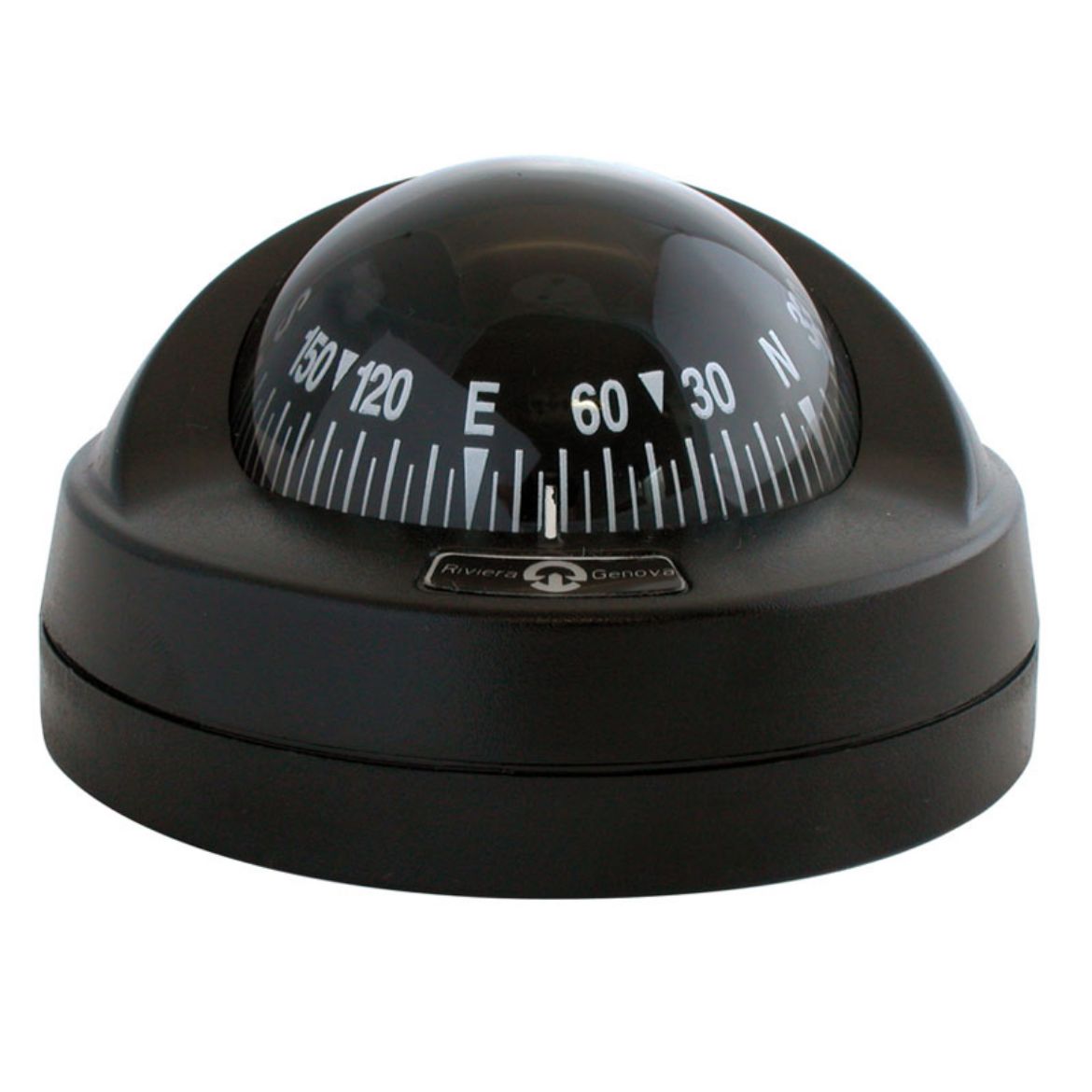 Picture of Aries Compass 2 1/2" total black, black card, with light