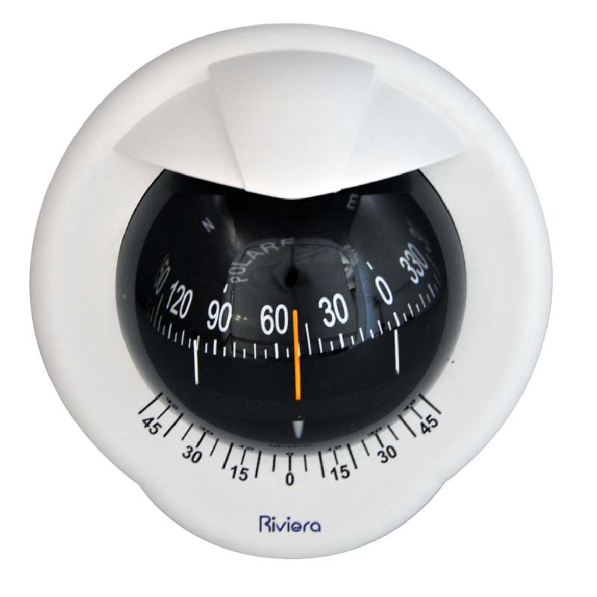 Picture of Polare BP1 3" Compass, white, black card 5°