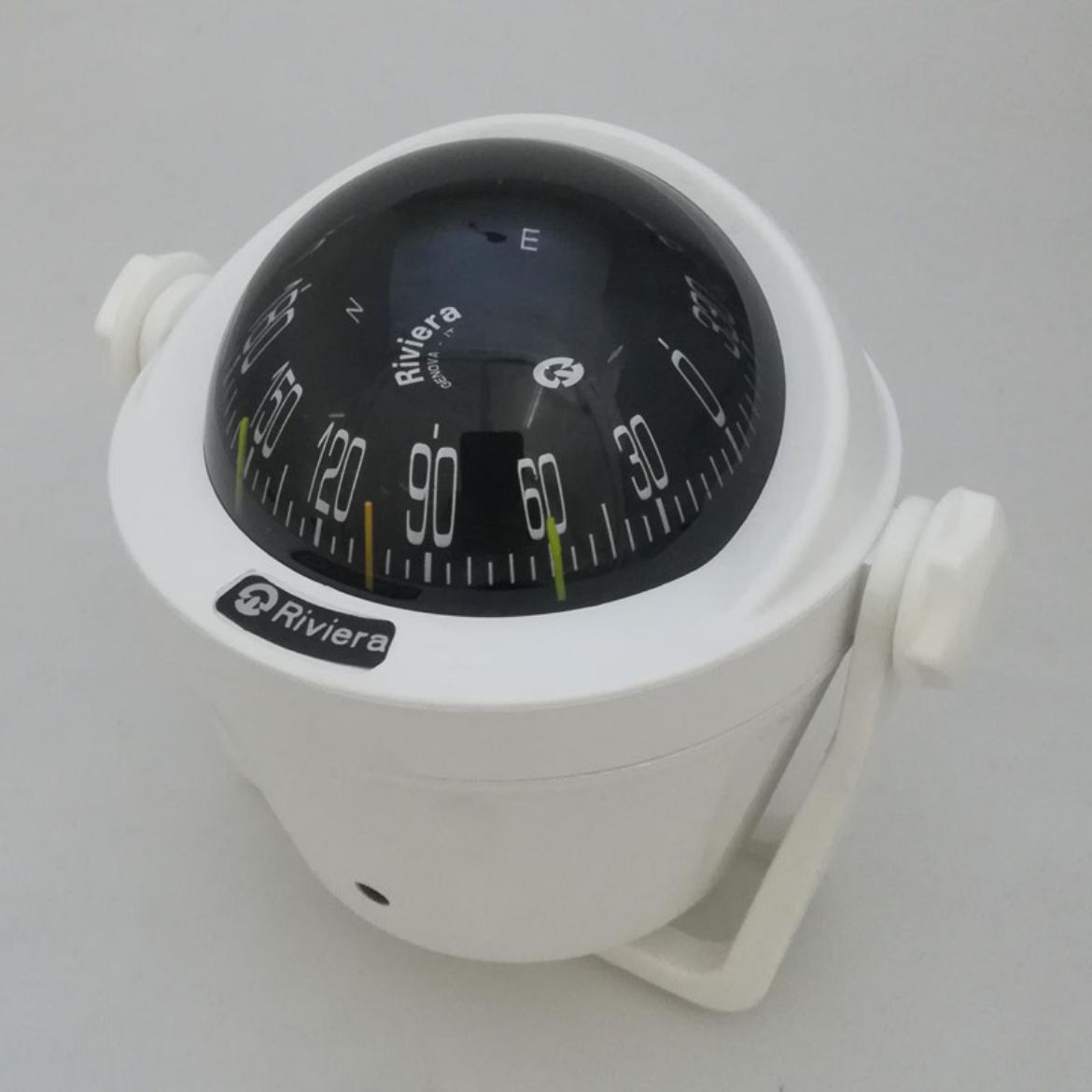 Picture of ARTICA BA2 Compass 2 3/4" direct reading, bracket, white, black rose