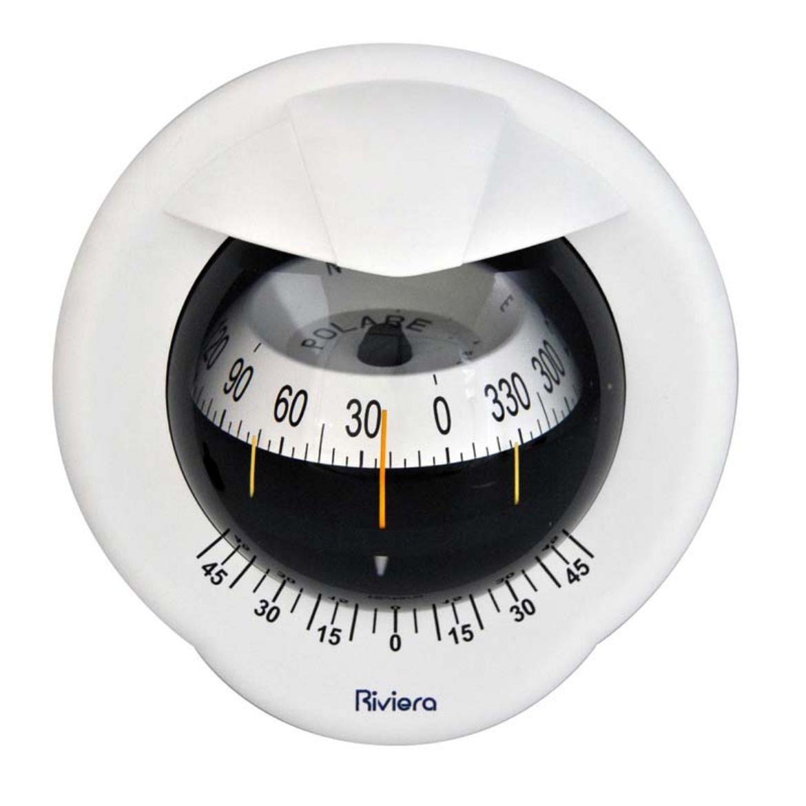 Picture of Polare BP2 4" Compass, white, white card 5°
